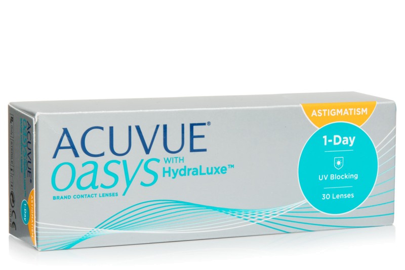 Acuvue Oasys 1-Day com HydraLuxe para Astigmatismo