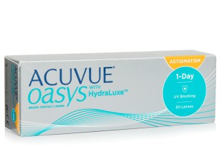 Acuvue Oasys 1-Day with HydraLuxe for Astigmatism (30 lentes)