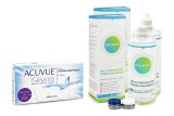 Acuvue Oasys (6 lentes) + 2 x Solunate Multi-Purpose 400 ml com estojo 26685