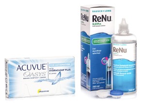 Acuvue Oasys for Astigmatism (6 lentes) + ReNu MultiPlus 360 ml com estojo