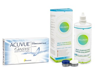 Acuvue Oasys (6 lentes) + Solunate Multi-Purpose 400 ml