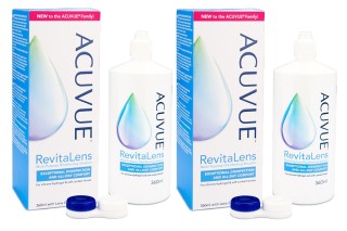 Acuvue RevitaLens 2 x 360 ml com estojos
