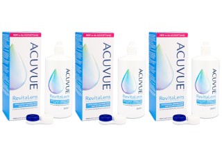 Acuvue RevitaLens 3 x 360 ml com estojos