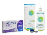 Acuvue Vita (6 lentes) + Solunate Ⓢ Multi-Purpose 400 ml com estojo 49978