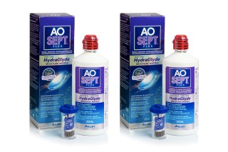 AOSEPT PLUS com Hydraglyde 2 x 360 ml com estojos