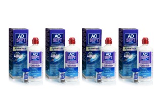 AOSEPT PLUS com Hydraglyde 4 x 360 ml com estojos