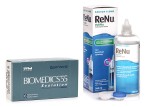 Biomedics 55 Evolution CooperVision (6 lentes) + ReNu MultiPlus 360 ml com estojo 1590