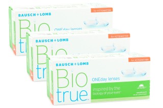 Biotrue ONEday para Astigmatismo (90 lentes)