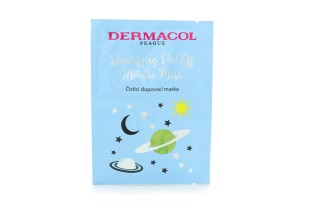 Máscara de limpeza esfoliante metálica Dermacol Beautifying (bónus)