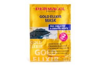 Dermacol Gold Elixir máscara facial com caviar