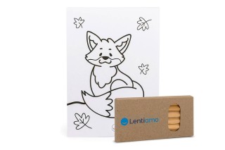 Livros para colorir + lápis de cor Lentiamo (bónus)