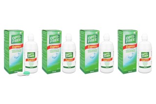 OPTI-FREE Express 4 x 355 ml com estojos