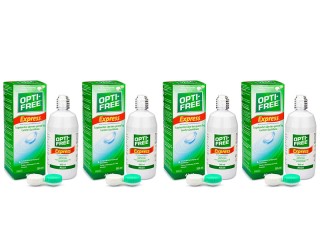 OPTI-FREE Express 4 x 355 ml com estojos