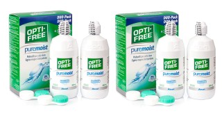 OPTI-FREE PureMoist 4 x 300 ml com estojos
