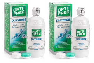 OPTI-FREE PureMoist 2 x 300 ml com estojos