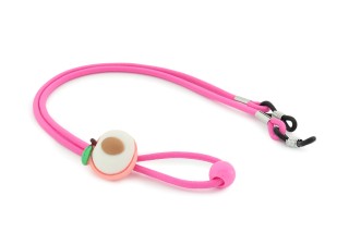 Cordão rosa para óculos de criança