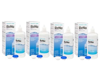 ReNu MPS Sensitive Eyes 4 x 360 ml com estojos