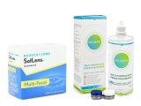 SofLens Multi-Focal (6 lentes) + Solunate Multi-Purpose 400 ml com estojo 40895