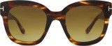Tom Ford Beatrix-02 FT0613 55F 52 Frente do produto