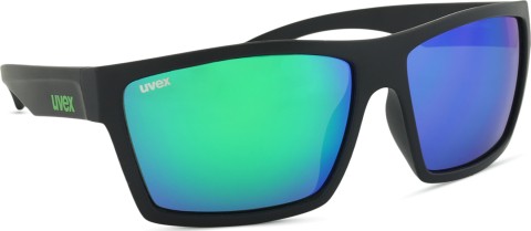 Uvex LGL 29 Black Mat/Mirror Green S5309472215